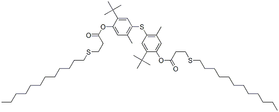 thiobis[2-(1,1-dimethylethyl)-5-methyl-4,1-phenylene] bis[3-(dodecylthio)propionate] CAS#: 66534-05-2
