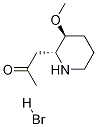 trans-1-(3-Methoxy-2-piperidinyl)-2-propanone HydrobroMide CAS#: 64543-93-7