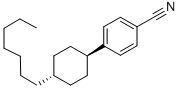 trans-4-(4-Heptylcyclohexyl)benzonitrile CAS#: 61204-03-3
