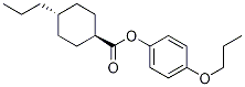 trans-4-propylcyclohexanecarboxylic acid 4-propoxyphenyl ester CAS#: 67589-40-6