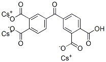 tricesium hydrogen 4,4'-carbonylbisphthalate CAS#: 68226-88-0