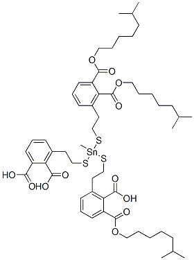 triisooctyl (methylstannylidyne)tris(thioethylene) triphthalate CAS#: 67907-14-6