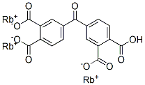 trirubidium hydrogen 4,4'-carbonylbisphthalate CAS#: 68226-89-1