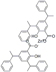 zinc(2+) 3,5-bis(1-phenylethyl)salicylate CAS#: 68083-98-7
