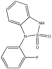 1-(2-Fluorophenyl)-1,3-dihydro-2,1,3-benzothiadiazole 2,2-dioxide CAS#: 1033224-74-6