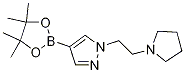 1-(2-(pyrrolidin-1-yl)ethyl)-4-(4,4,5,5-tetramethyl-1,3,2-dioxaborolan-2-yl)-1H-pyrazole CAS#: 1000802-52-7