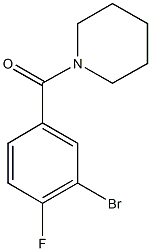 1-(3-BroMo-4-fluorobenzoyl)piperidine CAS#: 1033201-74-9