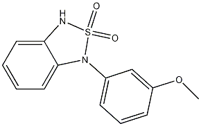1-(3-Methoxyphenyl)-1,3-dihydro-2,1,3-benzothiadiazole 2,2-dioxide CAS#: 1033224-87-1