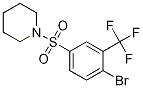 1-(4-Bromo-3-(trifluoromethyl)phenylsulfonyl)piperidine CAS#: 1065074-37-4