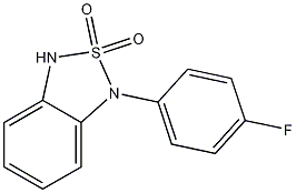 1-(4-Fluorophenyl)-1,3-dihydro-2,1,3-benzothiadiazole 2,2-dioxide CAS#: 1033224-62-2