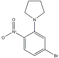 1-(5-BroMo-2-nitrophenyl)pyrrolidine CAS#: 1033201-57-8