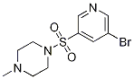 1-(5-broMopyridin-3-ylsulfonyl)-4-Methylpiperazine CAS#: 1007212-08-9