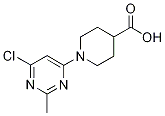 1-(6-chloro-2-methyl-4-pyrimidinyl)-4-piperidinecarboxylic acid CAS#: 1017782-77-2