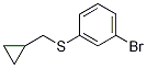 1-BROMO-3-(CYCLOPROPYLMETHYL)THIOBENZENE CAS#: 1000576-47-5