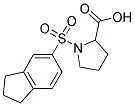 1-(INDANE-5-SULFONYL)-PYRROLIDINE-2-CARBOXYLIC ACID CAS#: 1008069-92-8