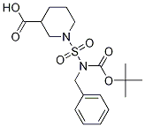 1-(N-Benzyl-N-(tert-butoxycarbonyl)sulfaMoyl)piperidine-3-carboxylic acid CAS#: 1017782-65-8