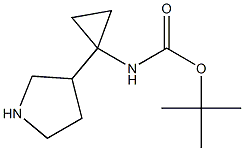 1-(boc-aMino)-(pyrrolidin-3-yl)-cyclopropane CAS#: 185693-07-6