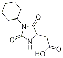 (1-cyclohexyl-2,5-dioxoimidazolidin-4-yl)acetic acid(SALTDATA: FREE) CAS#: 1008075-30-6