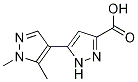 1',5'-dimethyl-1'H,2H-3,4'-bipyrazole-5-carboxylic acid(SALTDATA: FREE) CAS#: 1033431-24-1