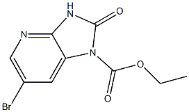 1H-IMidazo[4,5-b]pyridine-1-carboxylic acid, 6-broMo-2,3-dihydro-2-oxo-, ethyl ester CAS#: 1021919-64-1