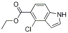 1H-Indole-5-carboxylic acid, 4-chloro-, ethyl ester CAS#: 1057076-56-8