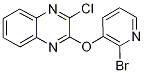 2-(2-BroMo-pyridin-3-yloxy)-3-chloro-quinoxaline, 98+% C13H7BrClN3O, Molecular Weight 336.58 CAS#: 1065484-71-0