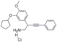 2-(3-Cyclopentyloxy-4-Methoxy-phenyl)-4-phenyl-but-3-ynylaMine hydrochloride CAS#: 188009-13-4