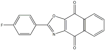 2-(4-Fluorophenyl)naphtho[2,3-d]oxazole-4,9-dione CAS#: 192718-06-2