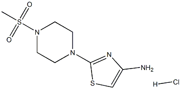2-(4-(Methylsulfonyl)piperazin-1-yl)thiazol-4-aMine hydrochloride CAS#: 1023815-33-9