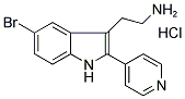 2-(5-BROMO-2-PYRIDIN-4-YL-1H-INDOL-3-YL)-ETHYLAMINE HYDROCHLORIDE CAS#: 1049791-87-8
