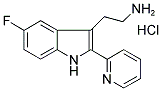 2-(5-FLUORO-2-PYRIDIN-2-YL-1H-INDOL-3-YL)-ETHYLAMINE HYDROCHLORIDE CAS#: 1049787-50-9