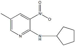 2-CyclopentylaMino-5-Methyl-3-nitropyridine CAS#: 1033202-29-7