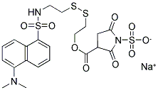2-(DANSYLSULFONAMIDO)ETHYL-3-(N-SULFOSUCCINIMIDYLCARBOXY)ETHYL DISULFIDE, SODIUM SALT CAS#: 1024168-37-3