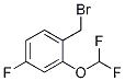 2-(DIFLUOROMETHOXY)-4-FLUOROBENZYL BROMIDE CAS#: 1017779-42-8