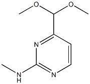 2-(METHYLAMINO)PYRIMIDINE-4-CARBOXALDEHYDE DIMETHYL ACETAL CAS#: 180869-38-9