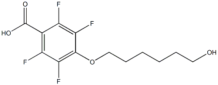 2,3,5,6-Tetrafluoro-4-(6-hydroxyhexyloxy)benzoic acid CAS#: 1017789-70-6