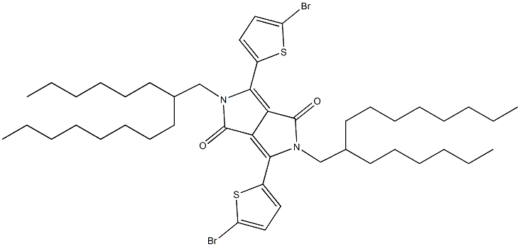 2,5-Di(HD)-3,6-di(5-broMothiophen)diketopyrrolopyrrole CAS#: 1000623-98-2