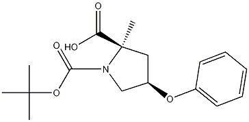 (2R,4R)-4-Phenoxy-1,2-pyrrolidinedicarboxylic acid1-(1,1-dimethylethyl)-2-methylester CAS#: 198969-19-6
