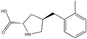 (2S,4R)-4-(2-Methylbenzyl)pyrrolidine-2-carboxylic acid CAS#: 1049978-50-8