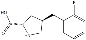 (2S,4R)-4-(2-fluorobenzyl)pyrrolidine-2-carboxylic acid CAS#: 1049977-87-8
