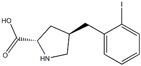 (2S,4R)-4-(2-iodobenzyl)pyrrolidine-2-carboxylic acid CAS#: 1049981-87-4