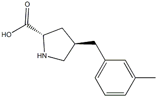(2S,4R)-4-(3-Methylbenzyl)pyrrolidine-2-carboxylic acid CAS#: 1049978-54-2