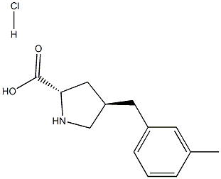 (2S,4R)-4-(3-Methylbenzyl)pyrrolidine-2-carboxylic acid hydrochloride CAS#: 1049734-52-2