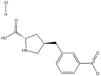 (2S,4R)-4-(3-nitrobenzyl)pyrrolidine-2-carboxylic acid hydrochloride CAS#: 1049740-11-5