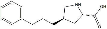 (2S,4R)-4-(3-phenylpropyl)pyrrolidine-2-carboxylic acid CAS#: 1049982-00-4