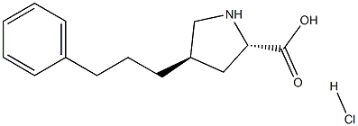 (2S,4R)-4-(3-phenylpropyl)pyrrolidine-2-carboxylic acid hydrochloride CAS#: 1049744-68-4