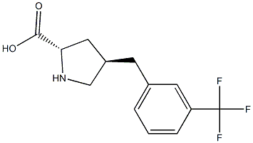 (2S,4R)-4-(3-(trifluoroMethyl)benzyl)pyrrolidine-2-carboxylic acid CAS#: 1049981-63-6