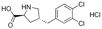 (2S,4R)-4-(3,4-dichlorobenzyl)pyrrolidine-2-carboxylic acid hydrochloride CAS#: 1049742-96-2