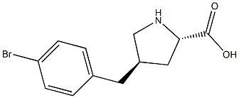 (2S,4R)-4-(4-broMobenzyl)pyrrolidine-2-carboxylic acid CAS#: 1049978-43-9