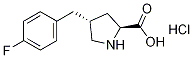 (2S,4R)-4-(4-fluorobenzyl)pyrrolidine-2-carboxylic acid hydrochloride CAS#: 1049733-41-6